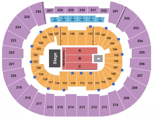 Legacy Arena Seating Chart